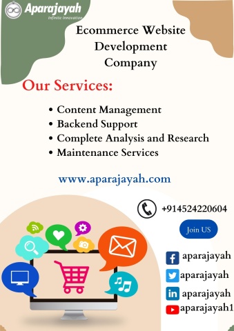 Ecommerce Website Development Company - Aparajayah