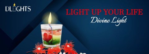 Buy Custom Candles for Corporate Gifts Online | DLights.in