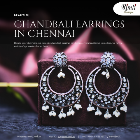 Beautiful Chandbali Earrings You Need to Wear in Chennai