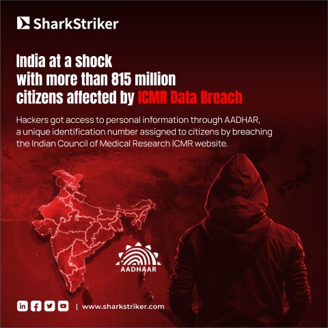 ADHAAR data exposed of more than 800 million Indians in a recent ICMR data breach