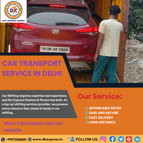 Car Transport Service Delhi, Car Transportation services in Delhi