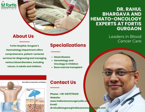 Dr. Rahul Bhargava Best Hematologist in Gurugram