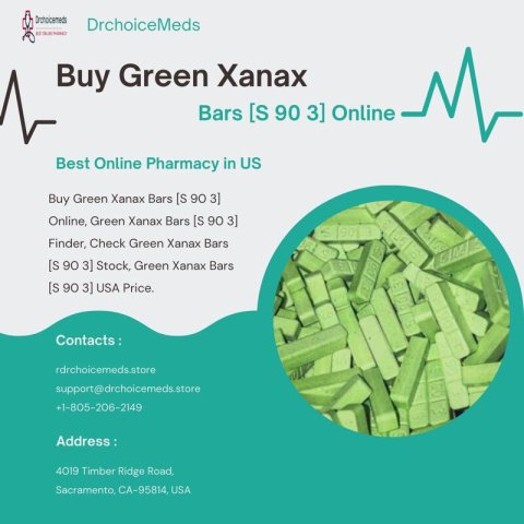 Buy Green Xanax Bars [S 90 3] Online | DrchoiceMeds