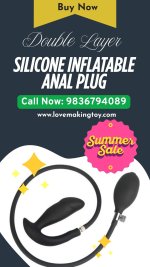 Double Layer Air Anal Plug for Intense Pleasure Call 9836794089