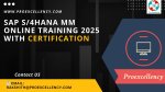 SAP S/4HANA MM Online Training with Certification - Learn from Experts at ProExcellency Solutions