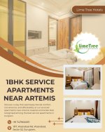 Peaceful Stay 1BHK Serviced Apartment Near Artemis Hospital Gurgaon
