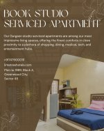 Flexible Studio Service Apartment Designed for Short & Extended Stays