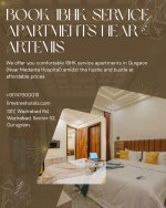 Modern 1BHK Service Apartment in Gurgaon Near Artemis Hospital - Ideal for Short & Long Stays