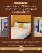 Premium Comfort 1BHK Serviced Apartment in Gurgaon for Hassle-Free Living
