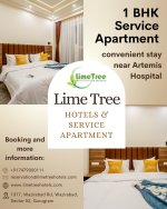 Modern 1BHK Serviced Apartment Near Artemis Gurgaon Designed for Relaxed City Living