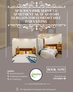 Comfort Focused 1BHK Serviced Apartment Near Artemis Gurgaon for Hassle Free Stay
