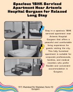 Comfort Living 1BHK Serviced Apartment Near Artemis Hospital Gurgaon for Extended Stay