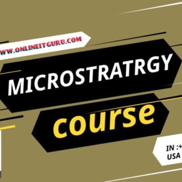Microstrategy Online Course | Microstrategy Certification