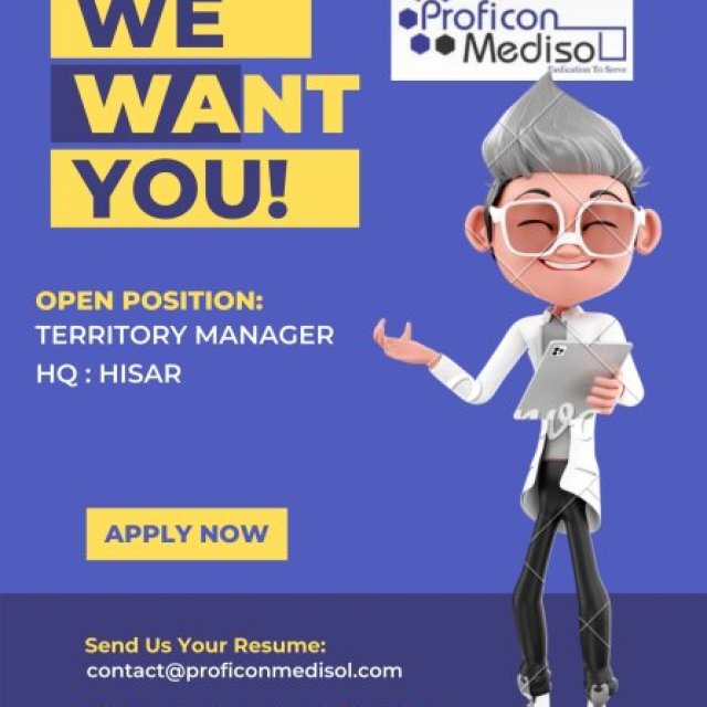 Hiring  "Territory Sales Executive"  - Proficon Medisol