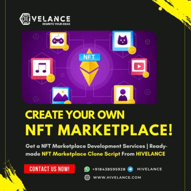 Create your own NFT Marketplace platform in blockchain technology
