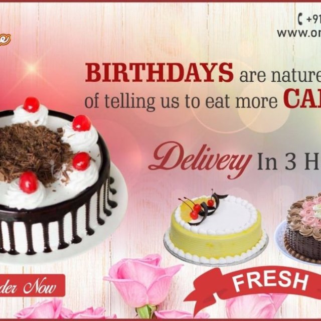 Contact for Online Cake Delivery in Noida