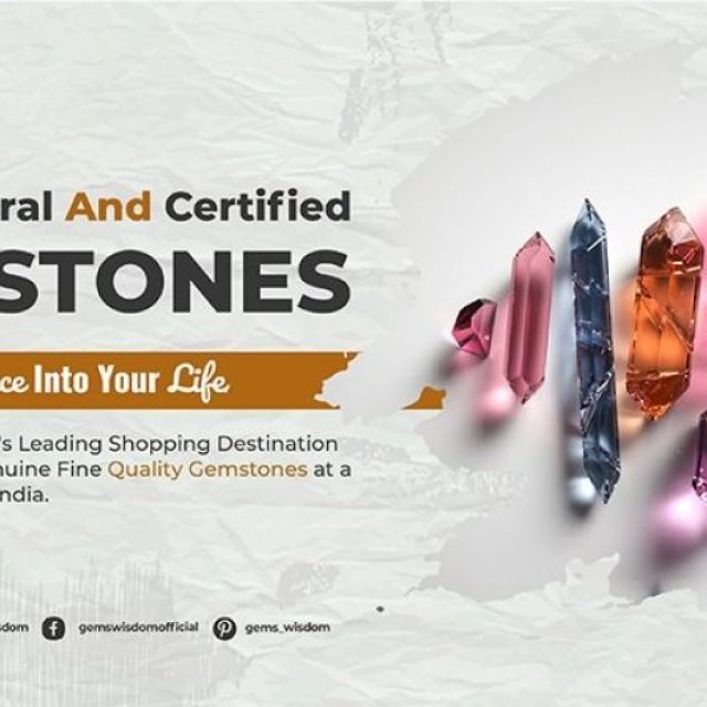 Gems Wisdom - Buy Original Pukhraj (Yellow Sapphire) Stone Online At Best Price in Delhi, India