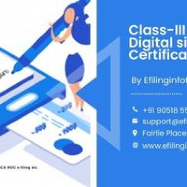 Class-III Encryption Digital signature Certificate