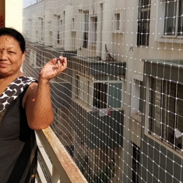 Balcony Bird Netting Service | Pigeon Net For Balcony In Chennai