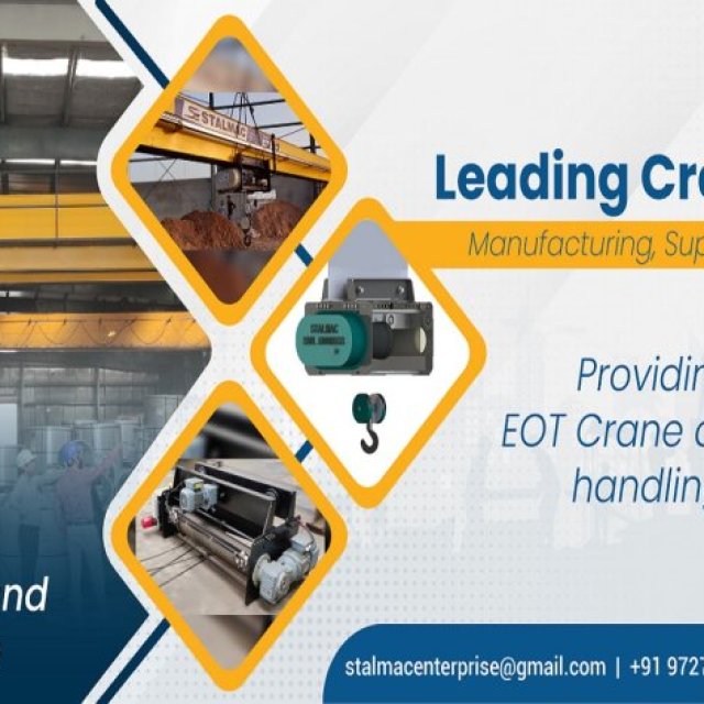 Stalmac Enterprise - Eot Crane Manufacturer, Single Girder EOT Crane Manufacturer, Electric Winch Machine Manufacturer,