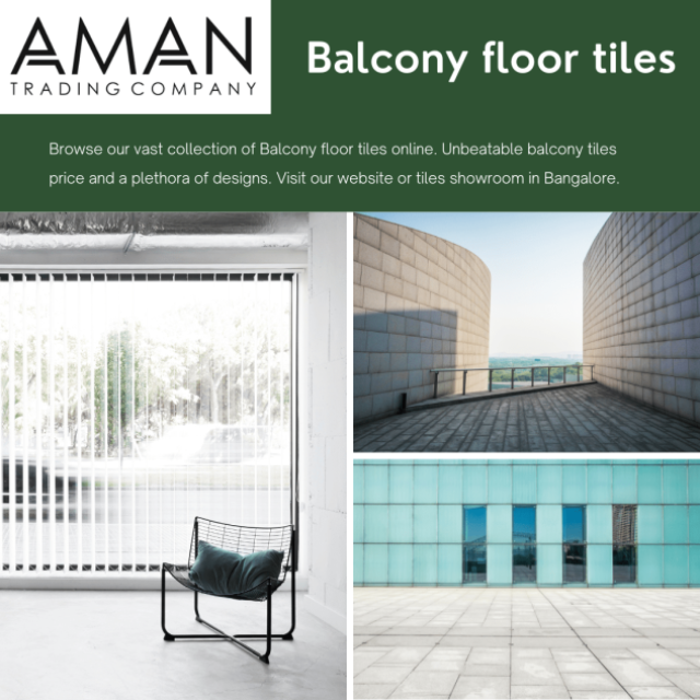 Shop Trending Balcony Floor Tiles Online | Aman Trading Company