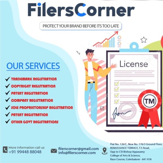 Filerscorner ? Best Trademark Registration Consultants in Coimbatore