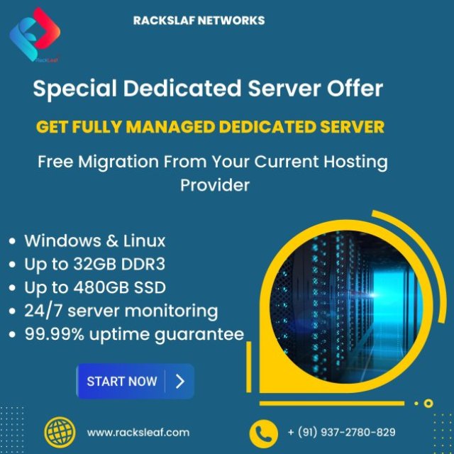 Fully Managed Dedicated Server - Racks Leaf Networks