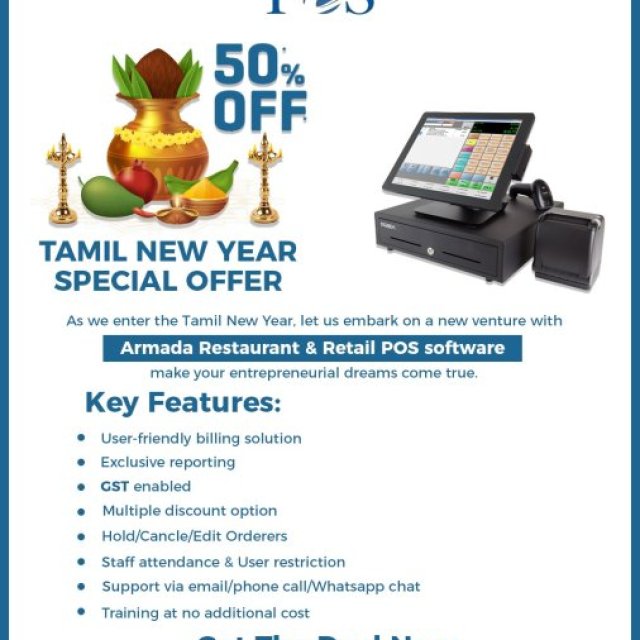 "Grow your business with our effective Point of sale system". ?New special limited-time offer! ?
