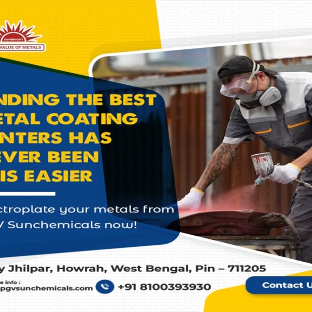 Get Best Quality Metal Coating Services Only At PGV Sun Chemicals