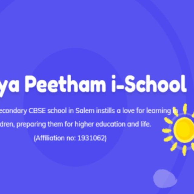 Vidhya Peetham i-School in Salem