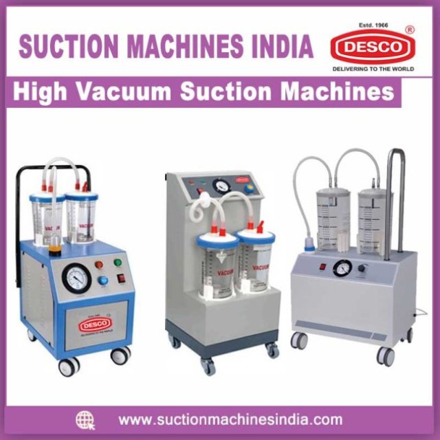 Suction Machines India - DESCO