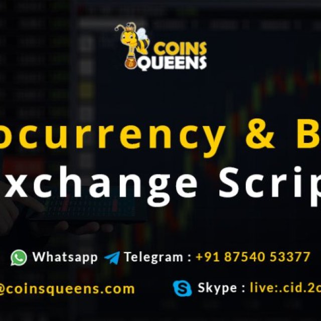 Cryptocurrency Exchange Development Company | CoinsQueens