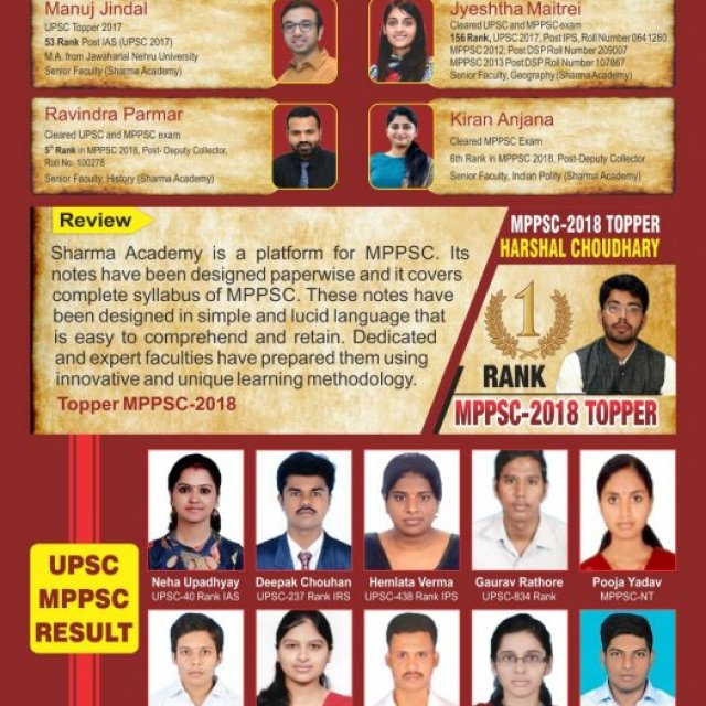 Sharma Academy UPSC IAS MPPSC Coaching in Indore