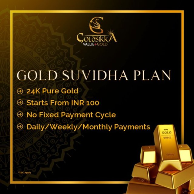 Best Gold Scheme from Rs.100
