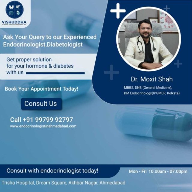 Best Diabetes Doctor in Ahmedabad - Dr. Moxit Shah