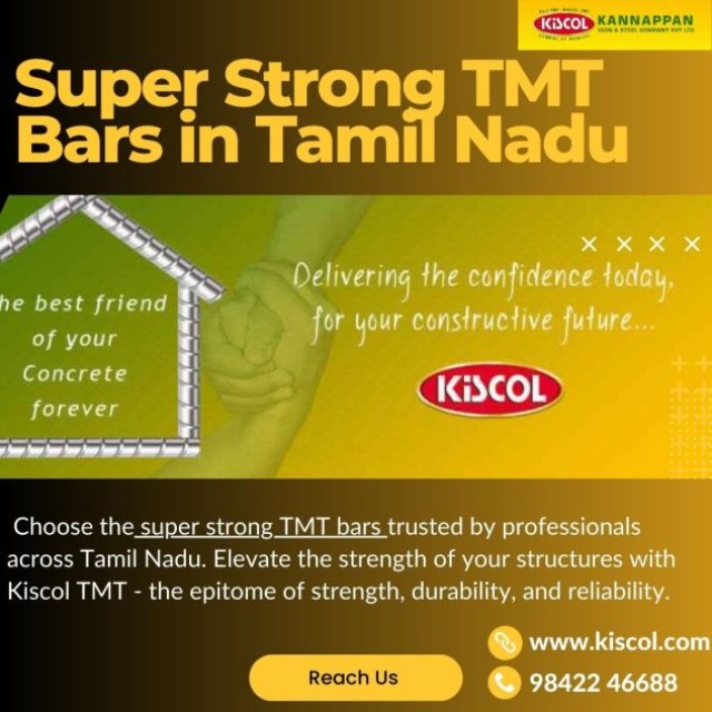 Super Strong TMT Bars in Tamil Nadu,