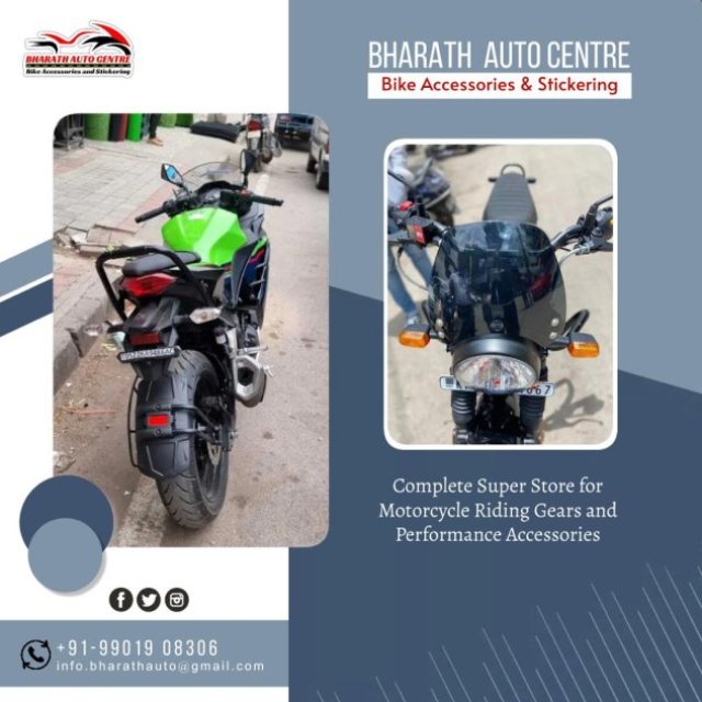 Bharath Auto Centre Bike Accessories & Stickering