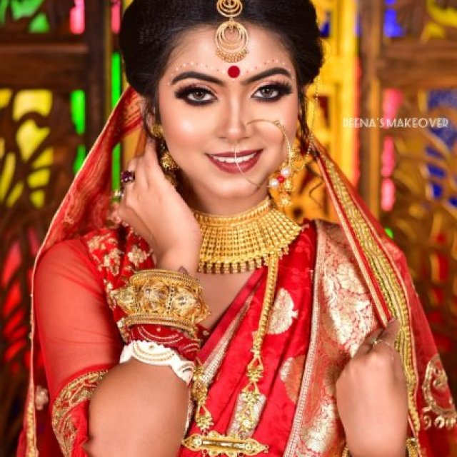 Deena's Makeover - Best Bridal Makeup Artist In Kolkata