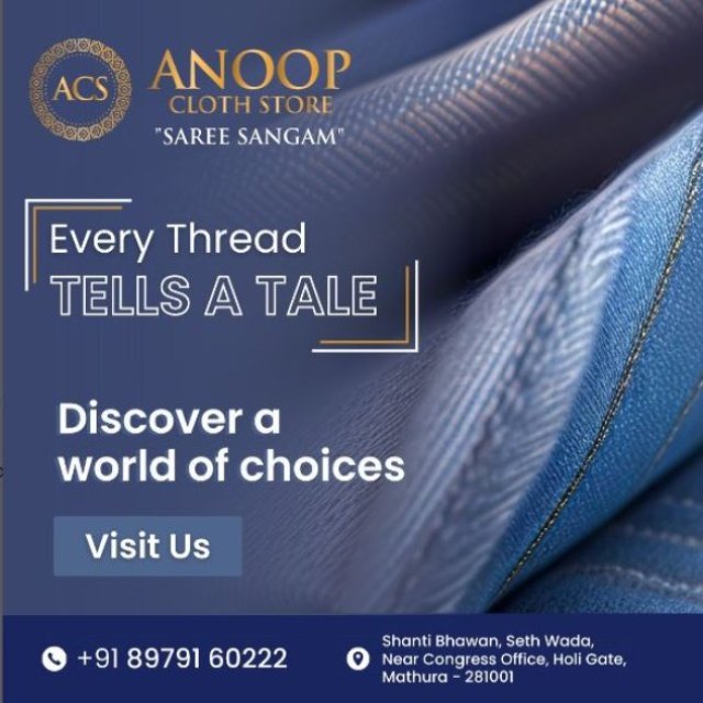 Anoop Cloth Store | Cotton Fabric Retailer
