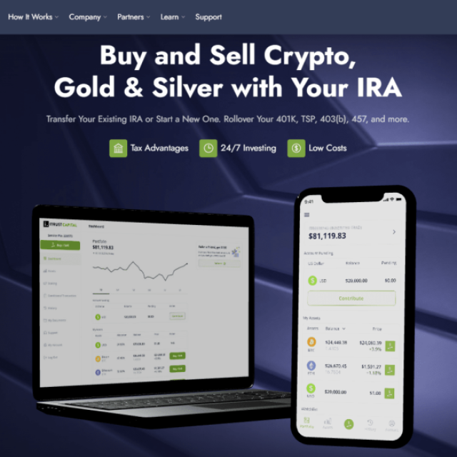 iTrustCapital Login | The #1 Crypto IRA Retirement Platform