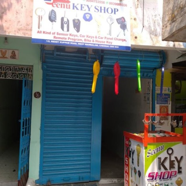 Seenu key shop | Duplicate car key makers Shop in Chennai |Locksmith in Chennai