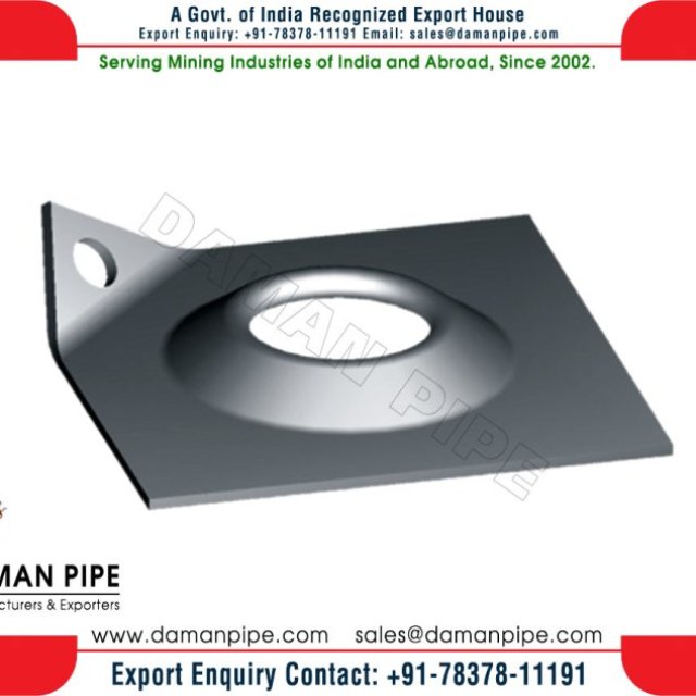 Dome Bearing Plate Dog Ear Manufacturers Exporters Wholesale Suppliers in India Mohali Punjab Web: https://www.damanpipe.com Mobile: +91-78378-11191