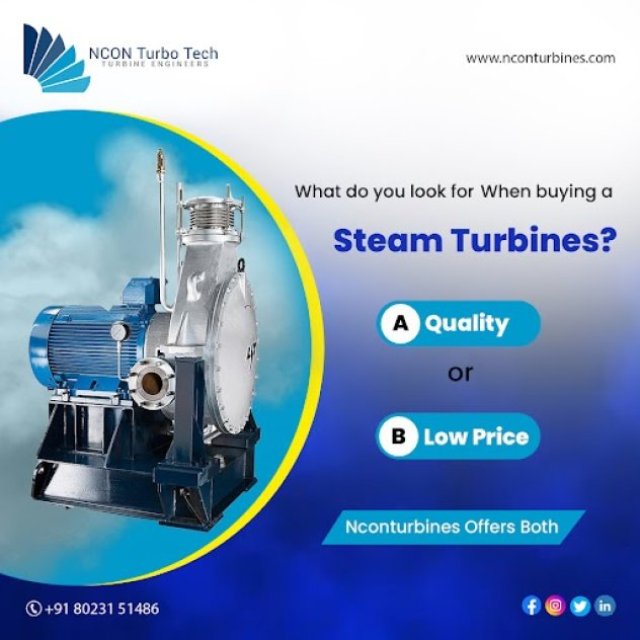 Leading Steam Turbine Manufacturer in India - Nconturbines.com