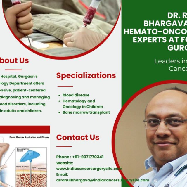 Dr. Rahul Bhargava Best Hematologist in Gurugram
