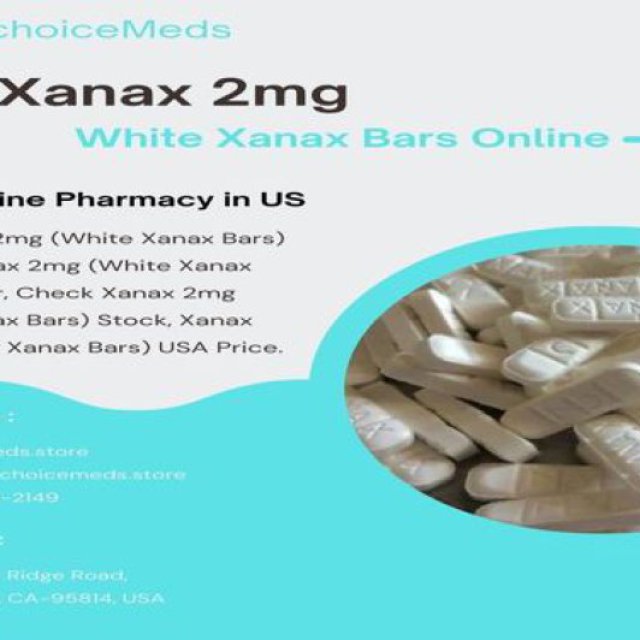Buy Xanax 2mg White Xanax Bars Online | DrchoiceMeds