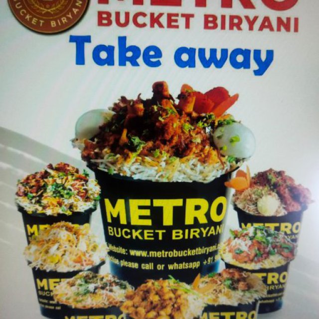 metro bucket briyani