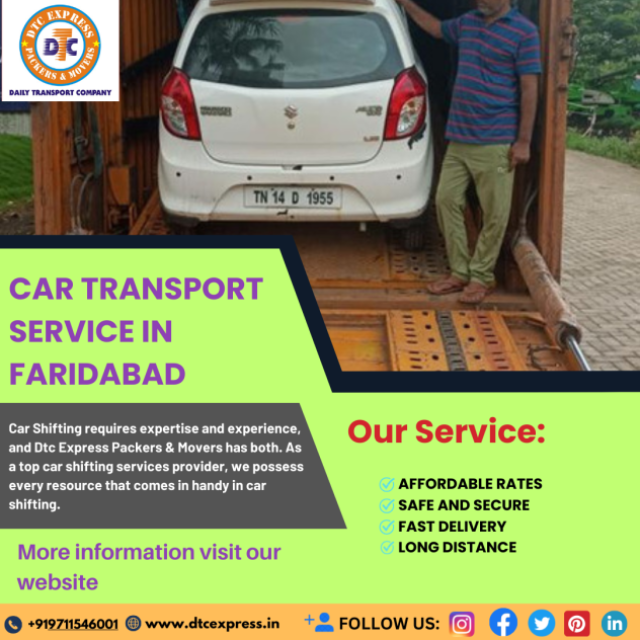 Dtc Express Car Transport Service in Faridabad