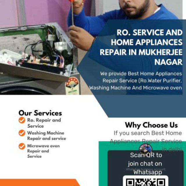 Ro. Service and home appliances repair in Mukherjee Nagar