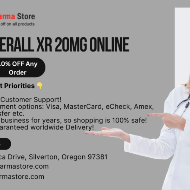 Buy Adderall XR 20mg Online with Free Delivery