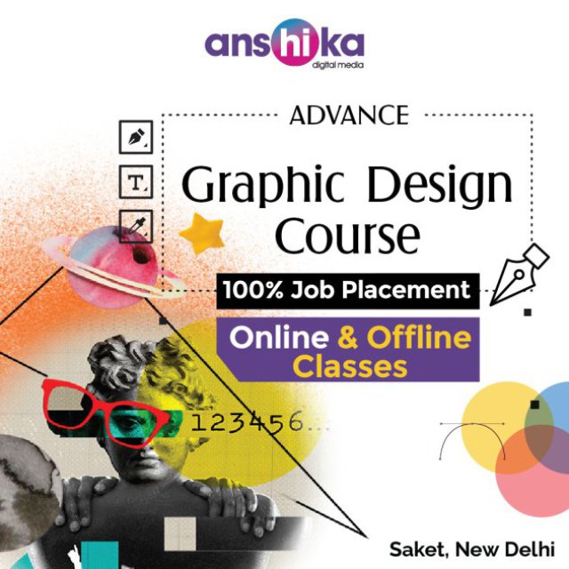 Best Graphic Designing Courses Institute Near Me in Delhi | Anshika Digital Media
